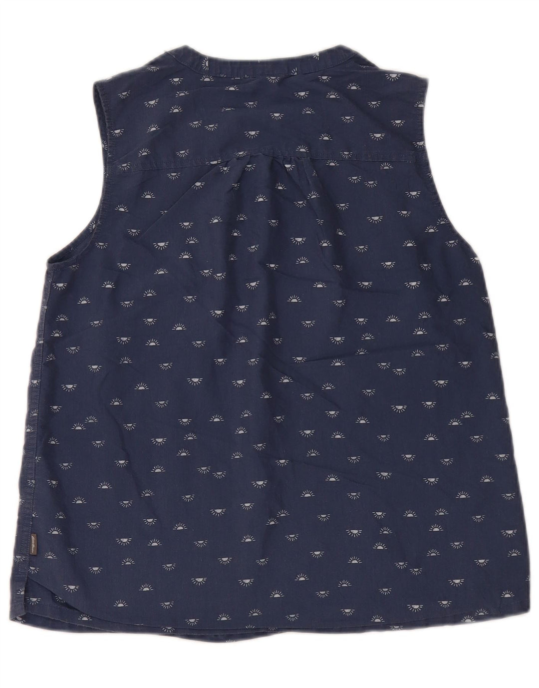 Bluză fără mâneci pentru femei EDDIE BAUER UK 10 Mic bleumarin cu pete