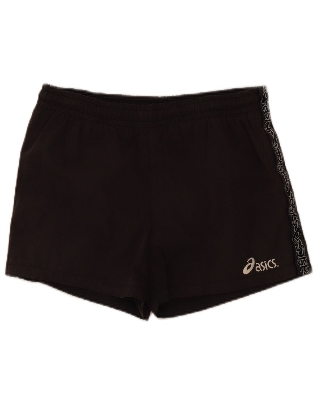 Pantaloni scurți de înot grafic Asics pentru bărbați, mici, negru