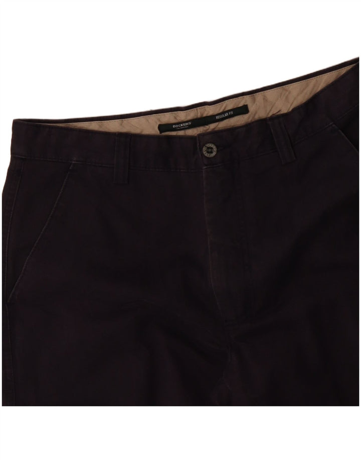 Pantaloni chino drepți pentru bărbați DOCKERS L30 L30 bleumarin