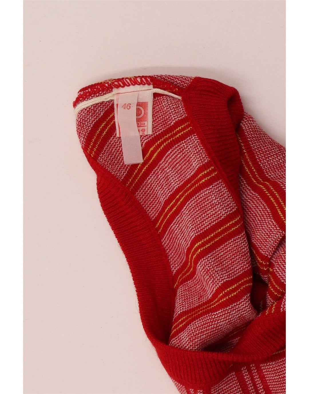 Vestă Vintage Femei Tank Top IT 46 Large Red Check