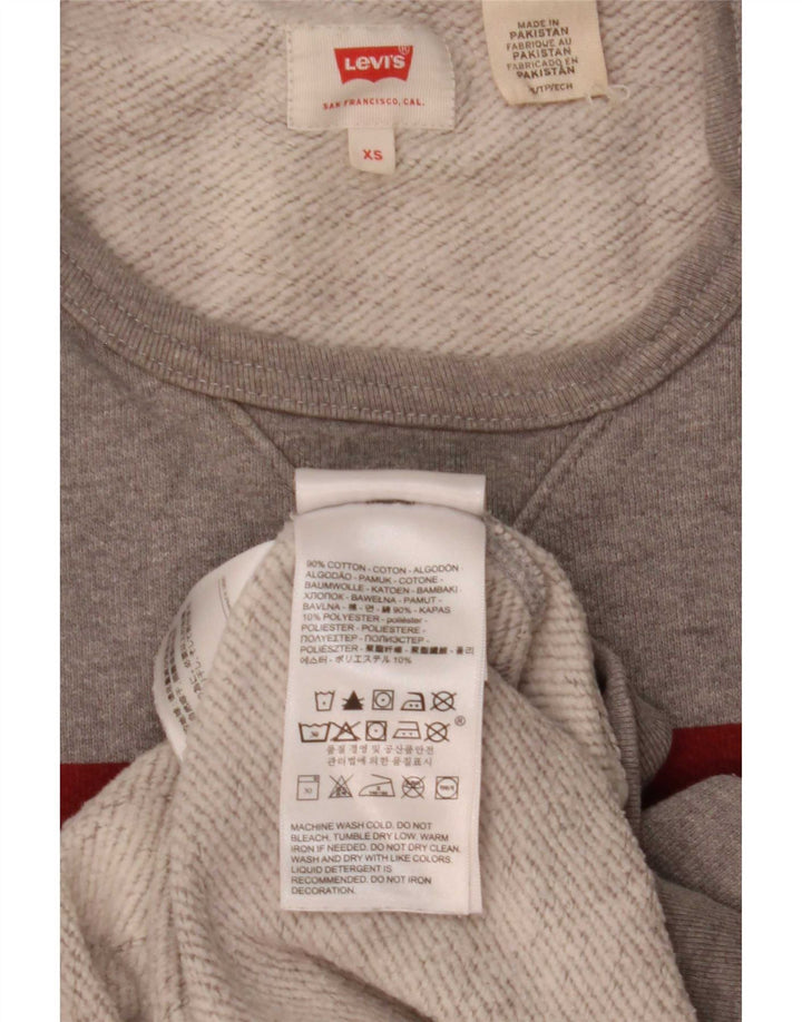 Levi's Pulover grafic pentru bărbați XS bumbac gri