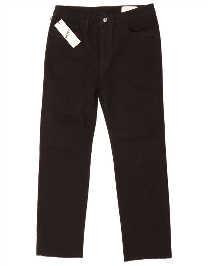 Blugi drepti pentru femei Reiko W30 L29 bumbac negru