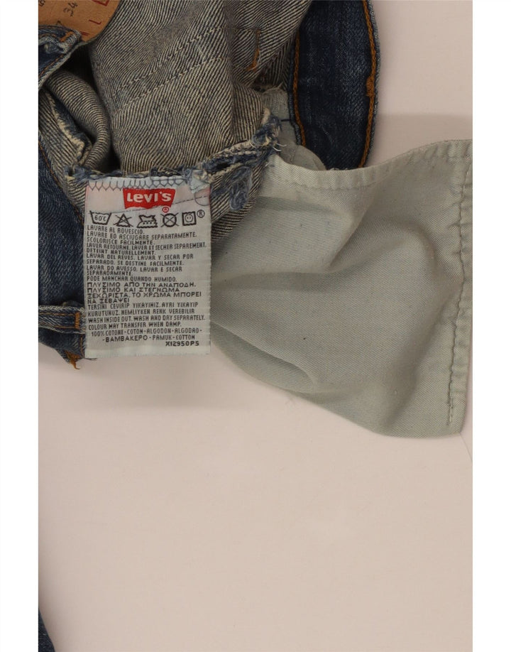Blugi drepti 501 pentru femei LEVI'S L37 L34 Bumbac albastru