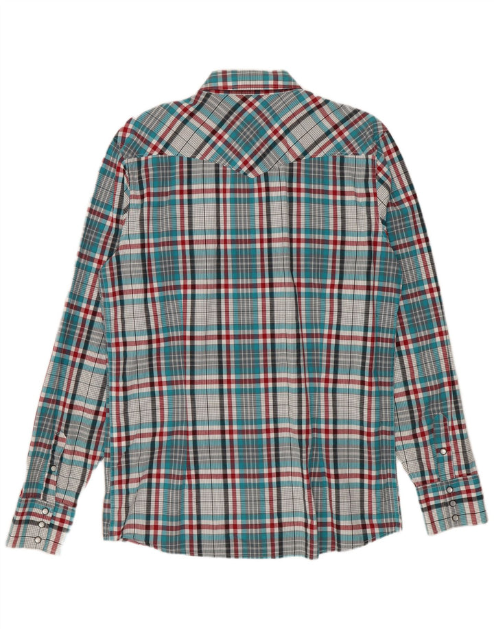 Cămașă de flanel pentru bărbați Lee XL, bumbac cu carouri multicolore