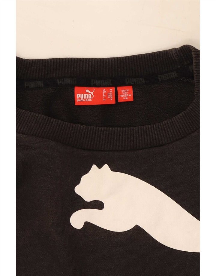 Pulover grafic pentru bărbați Puma, mediu negru