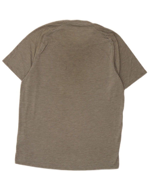 Tricou Adidas Climalite pentru bărbați Top Medium Gri Poliester