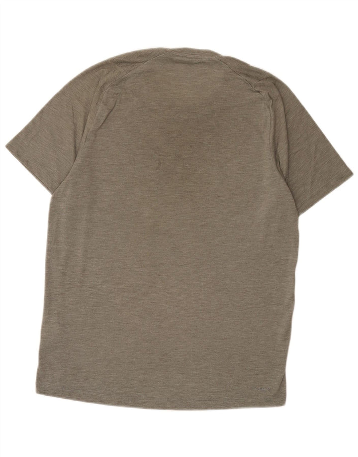 Tricou Adidas Climalite pentru bărbați Top Medium Gri Poliester