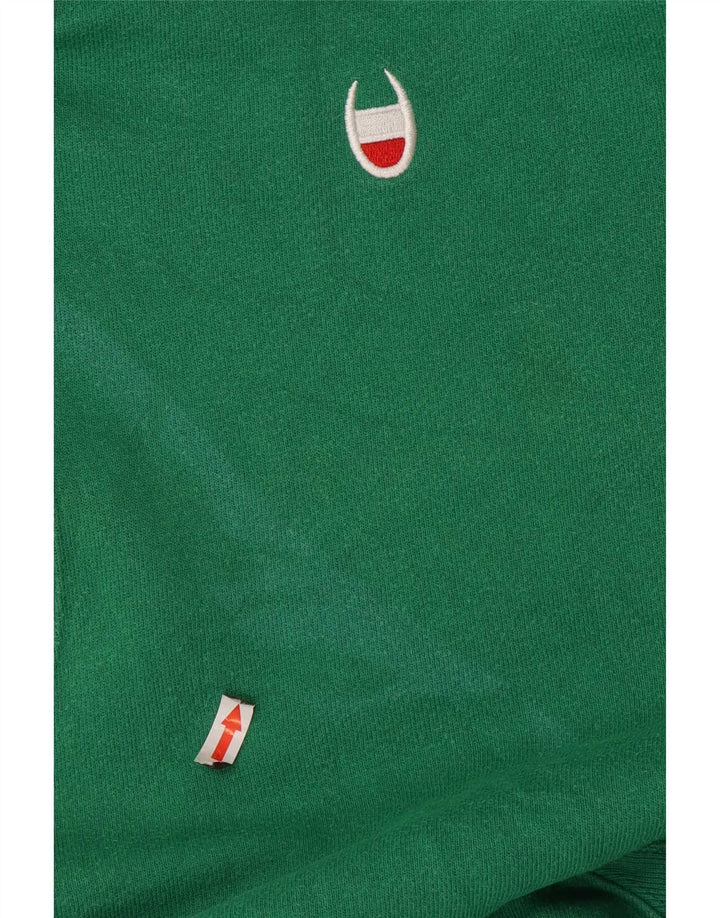 Pulover pentru bărbați Champion, cu țesătură inversă, verde mic