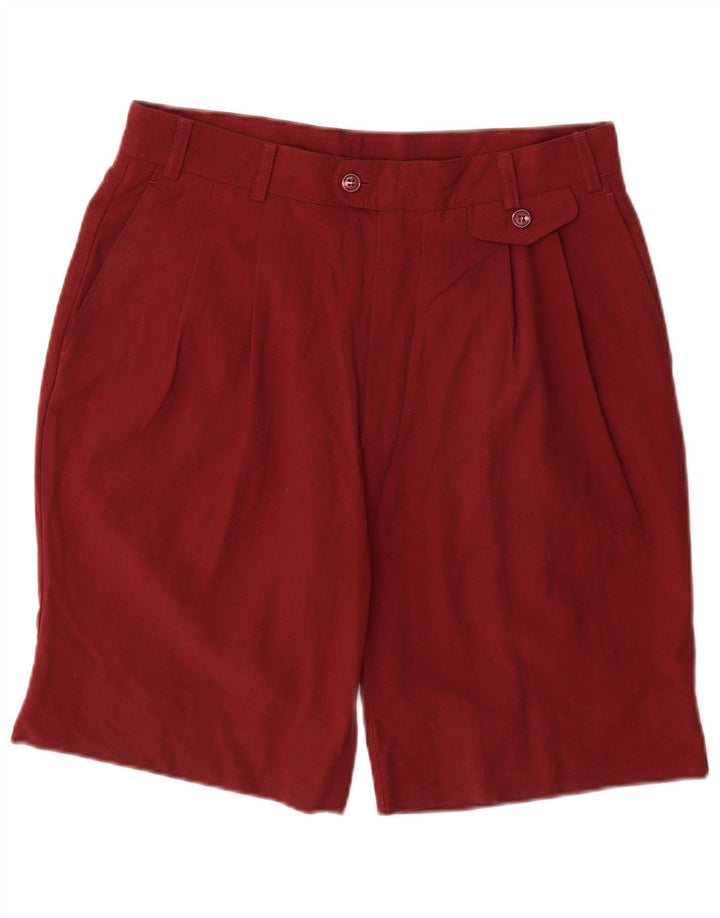 Pantaloni scurți chino pentru femei PIERRE CARDIN IT 42 Medium W30 Bumbac Burgundy