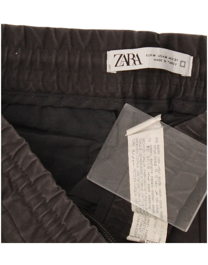 Pantaloni chino pentru bărbați ZARA L31 L26, bumbac negru