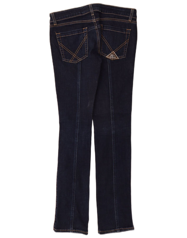 Blugi drepte slim fit Roy Rogers pentru femei L27 L34 bumbac albastru