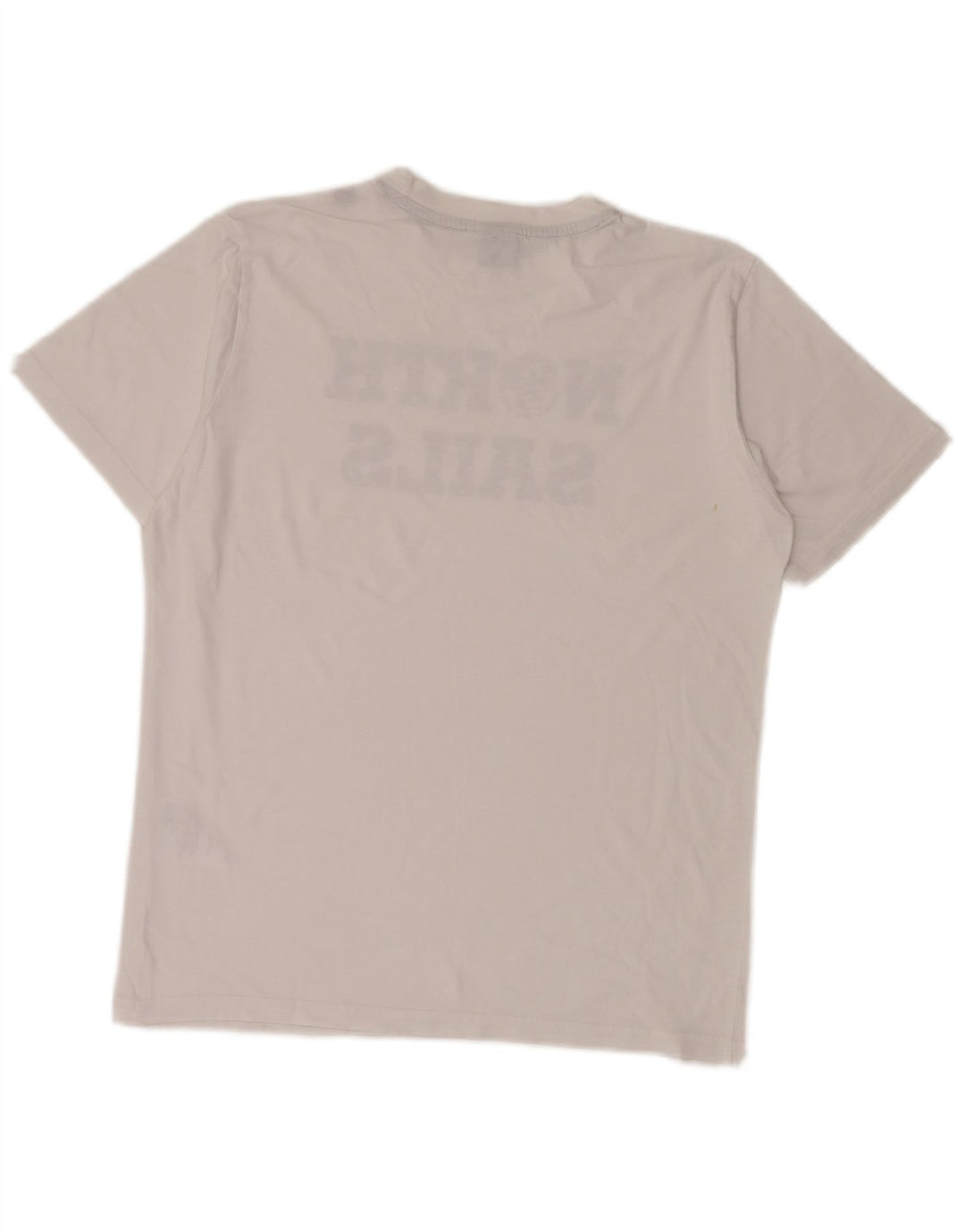 Tricou grafic North Sails pentru bărbați Top mic din bumbac alb