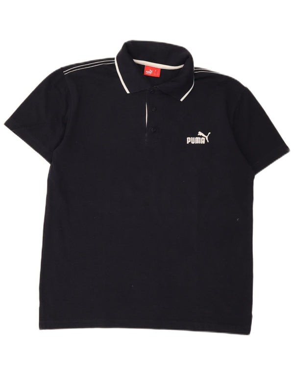 Tricou polo Puma pentru bărbați, poliester negru mic