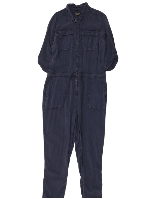 Salopetă Topshop pentru femei cu mâneci 3/4 UK 16 Lyocell mare bleumarin