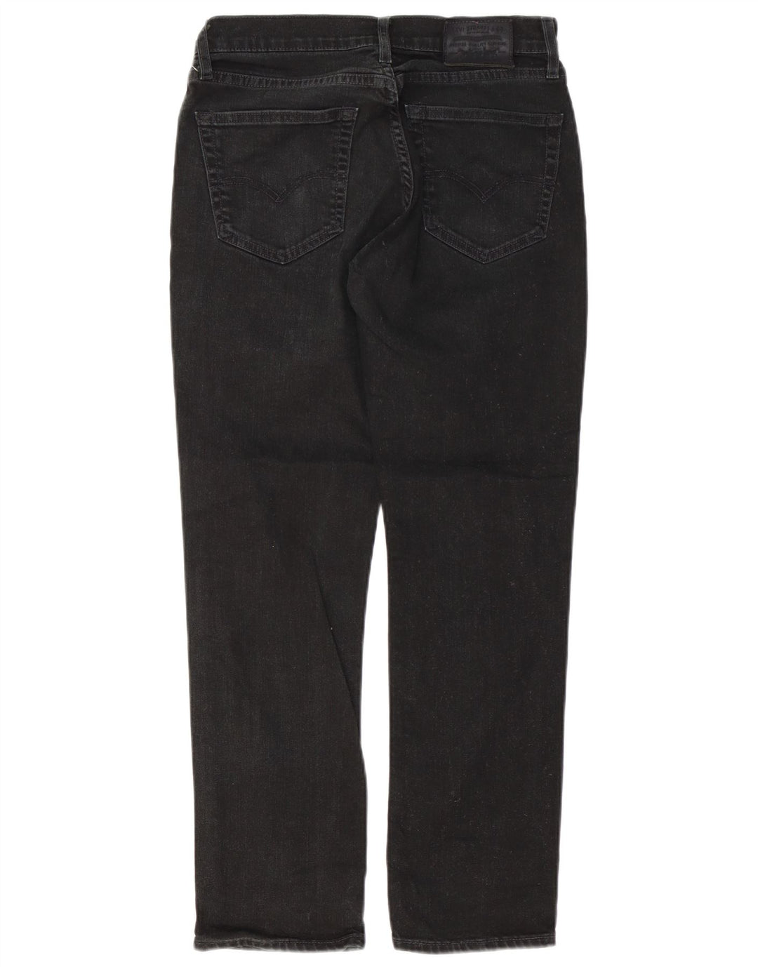 Blugi drepti pentru bărbați Levi's W31 L28 bumbac negru