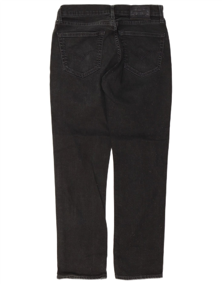 Blugi drepti pentru bărbați Levi's W31 L28 bumbac negru