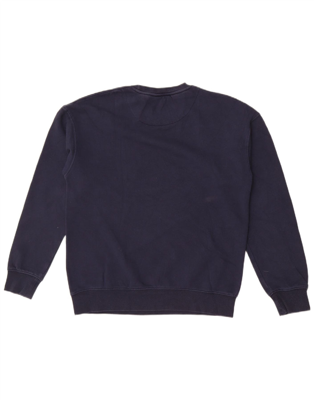 Pulover cu grafic pentru bărbați Jack & Jones Pulover mediu din bumbac bleumarin