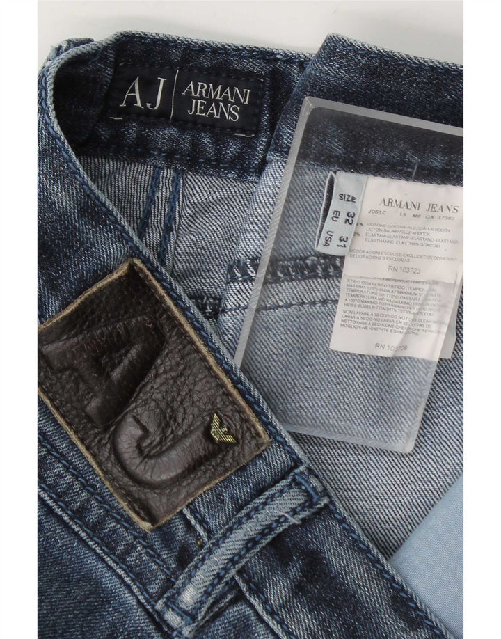 Blugi slim pentru bărbați Armani W32 L32 Bumbac albastru