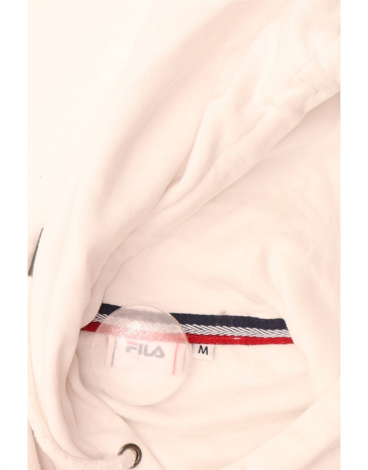 Pulover pentru bărbați Fila Graphic Hoodie, mediu alb