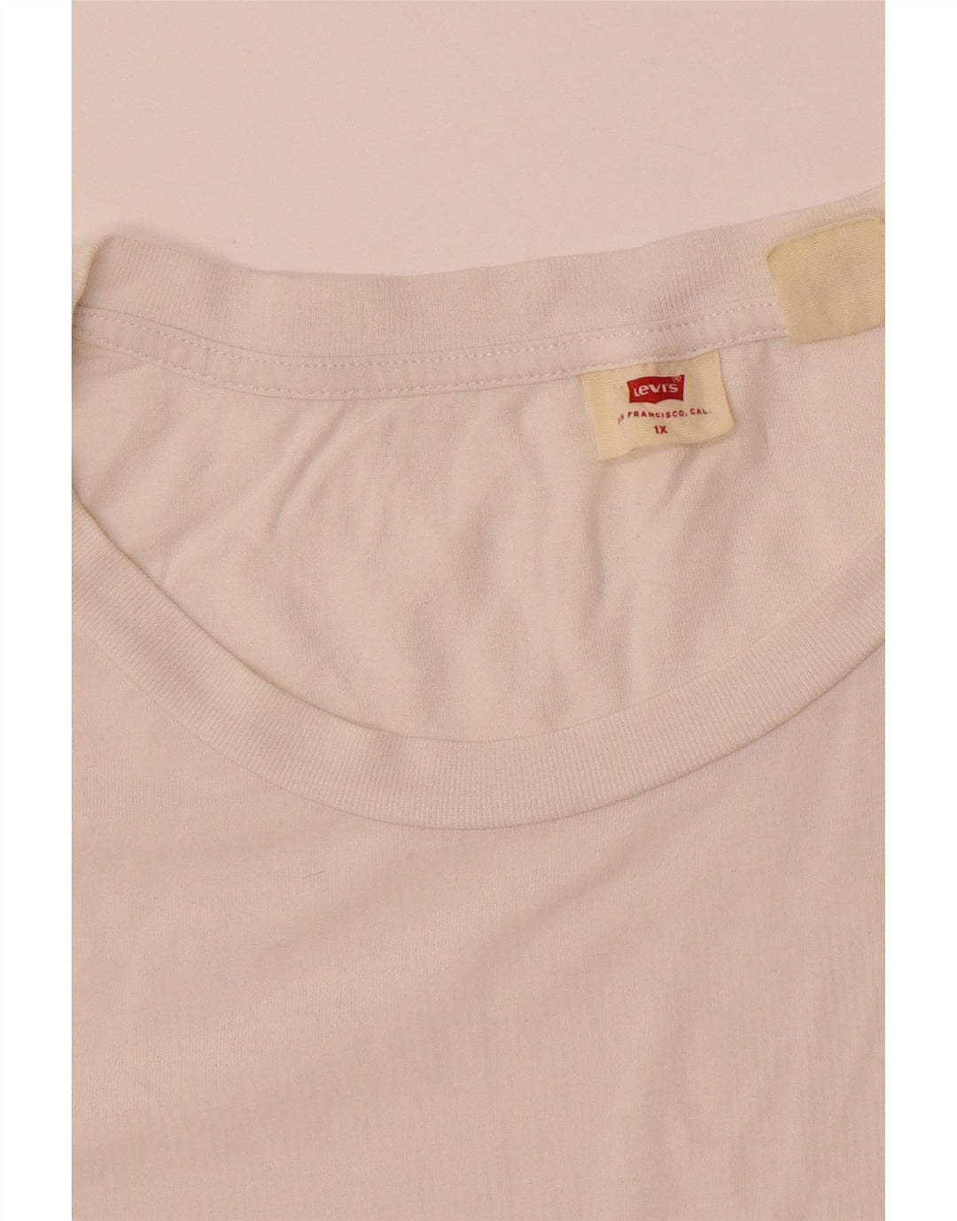 LEVI'S Womens T-Shirt Top UK 18 XL White
