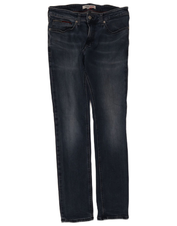 Blugi slim pentru bărbați Tommy Hilfiger W32 L32 bumbac bleumarin