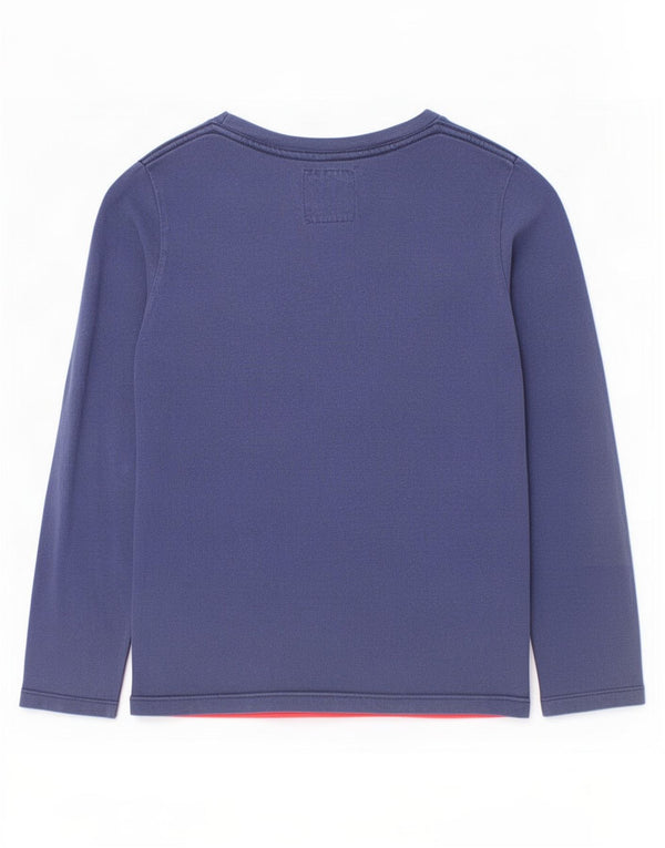 Bluză cu mânecă lungă cu grafică Levi's pentru băieți, 9-10 ani, albastru bleumarin