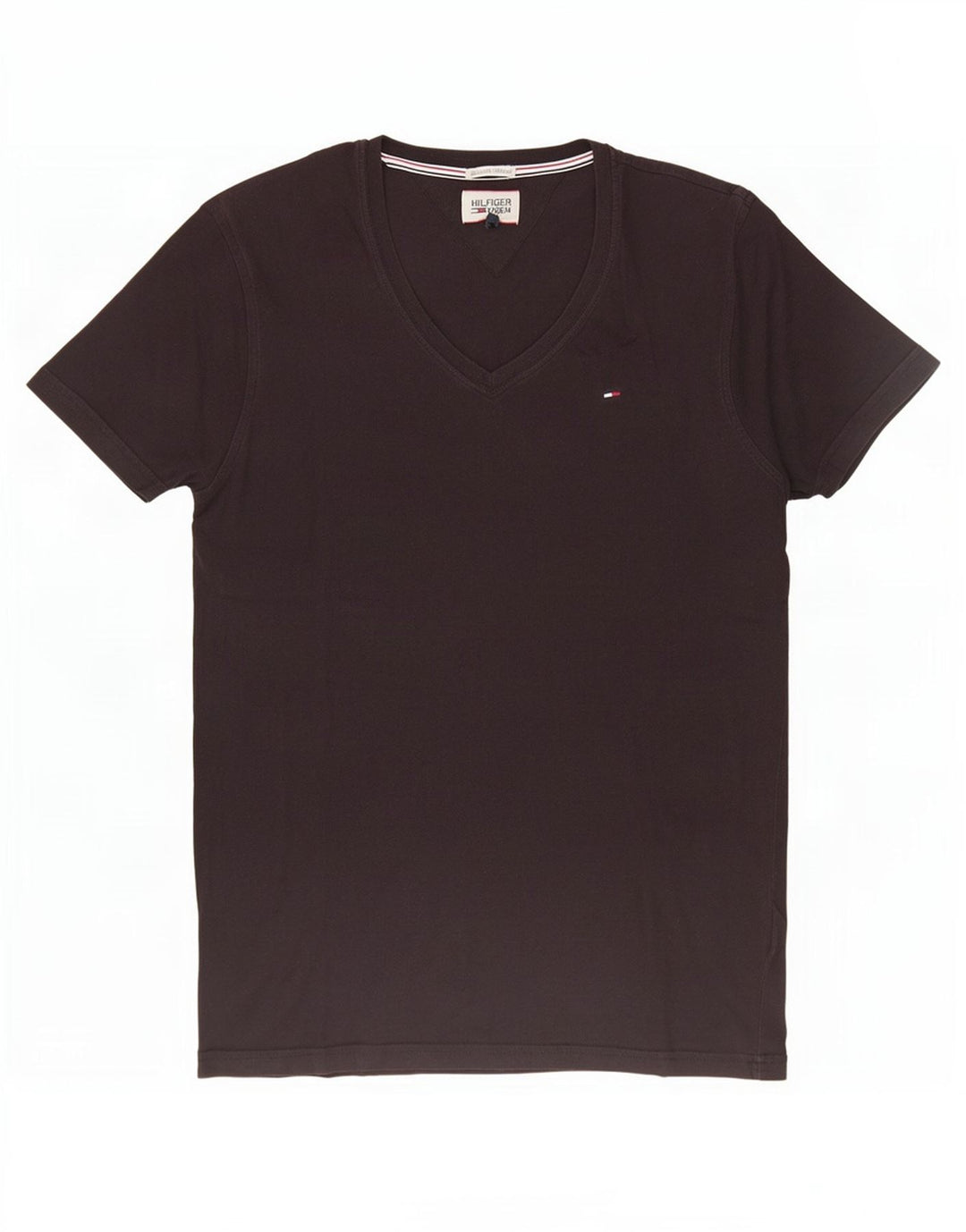 Tricou Tommy Hilfiger pentru bărbați Top mediu din bumbac negru