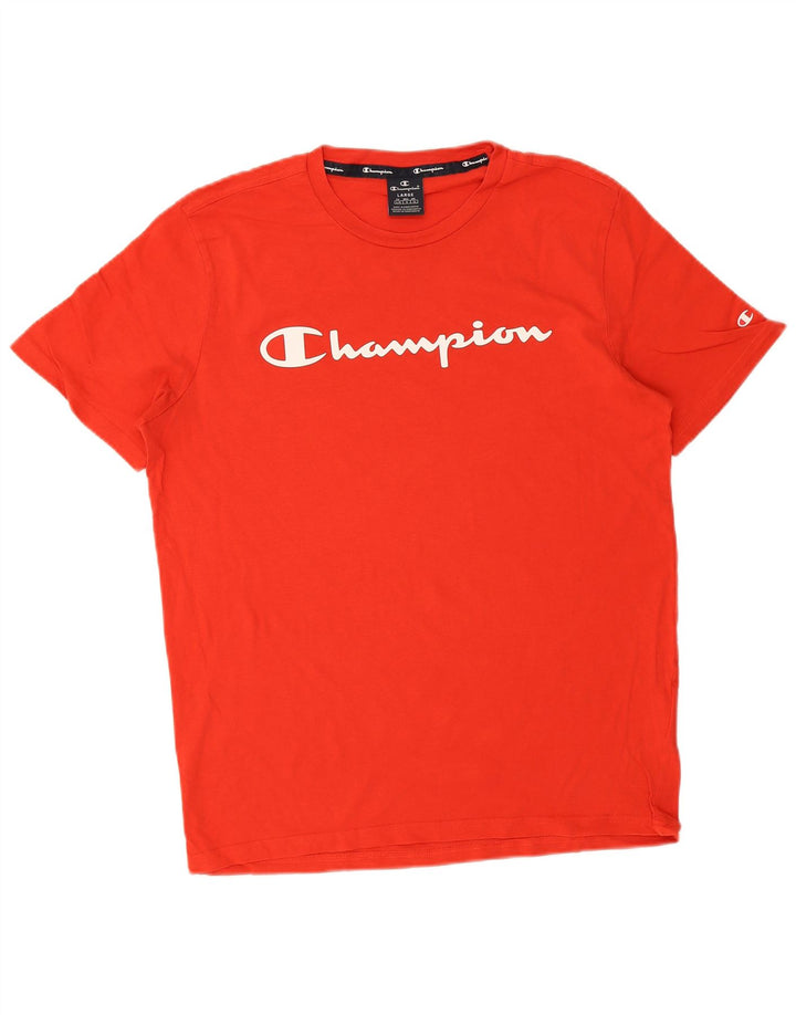 Tricou grafic pentru bărbați Champion Top mare din bumbac roșu
