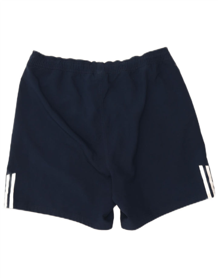 Pantaloni scurți sport pentru bărbați Adidas, mari, albastru, poliester