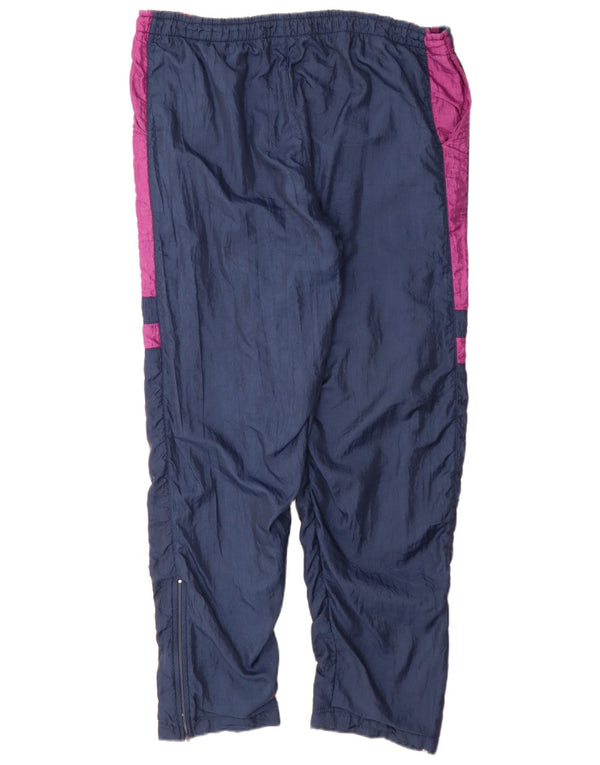 Pantaloni de trening pentru bărbați cu grafică Arena, mijlocii, albastru marin, sport, blocuri de culoare