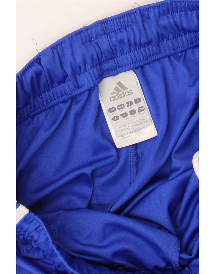 Pantaloni scurți sport pentru bărbați Adidas Climalite, poliester albastru mediu