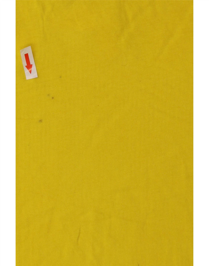 Tricou grafic Fila pentru bărbați Top mic galben bumbac