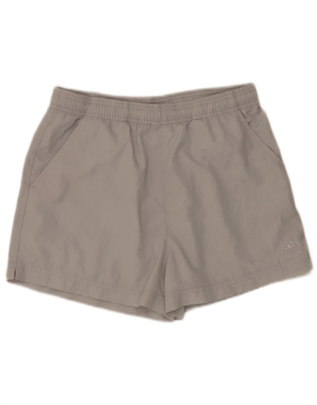 Pantaloni scurți sport Adidas pentru femei UK 12 Medium Gri Poliester