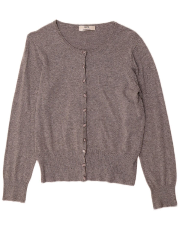 Pulover cardigan elastic pentru femei Marks & Spencer UK 10 mic, gri cu pete