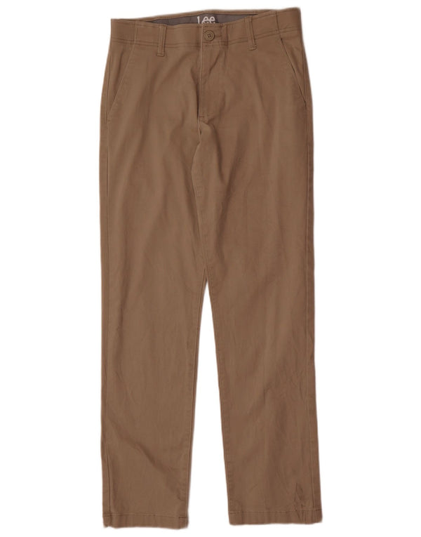 Pantaloni chino drept bărbați Lee L30 L32 bumbac bej