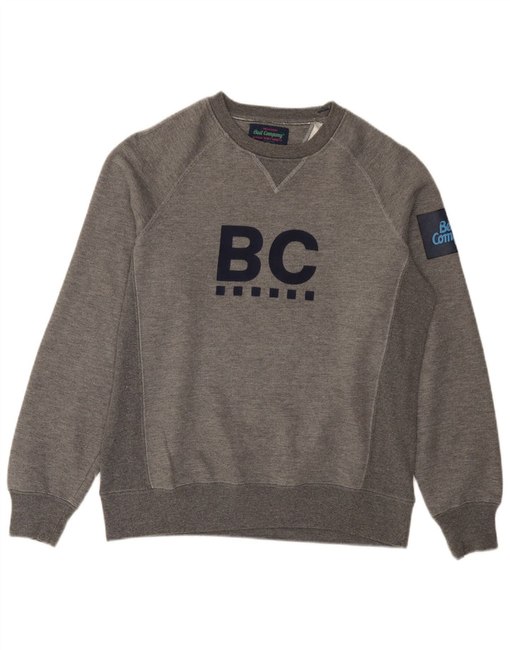 Hanorac grafic pentru bărbați Best Company Jumper mic, gri, pătat