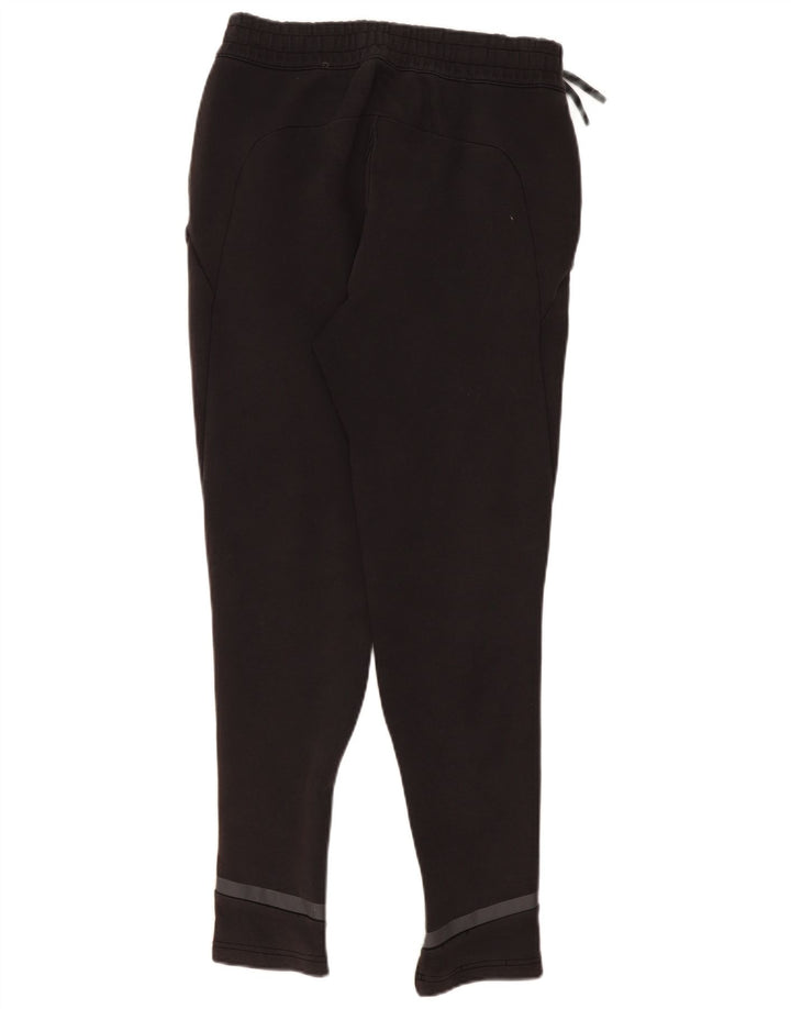 Pantaloni de trening Adidas pentru bărbați, bumbac mediu negru