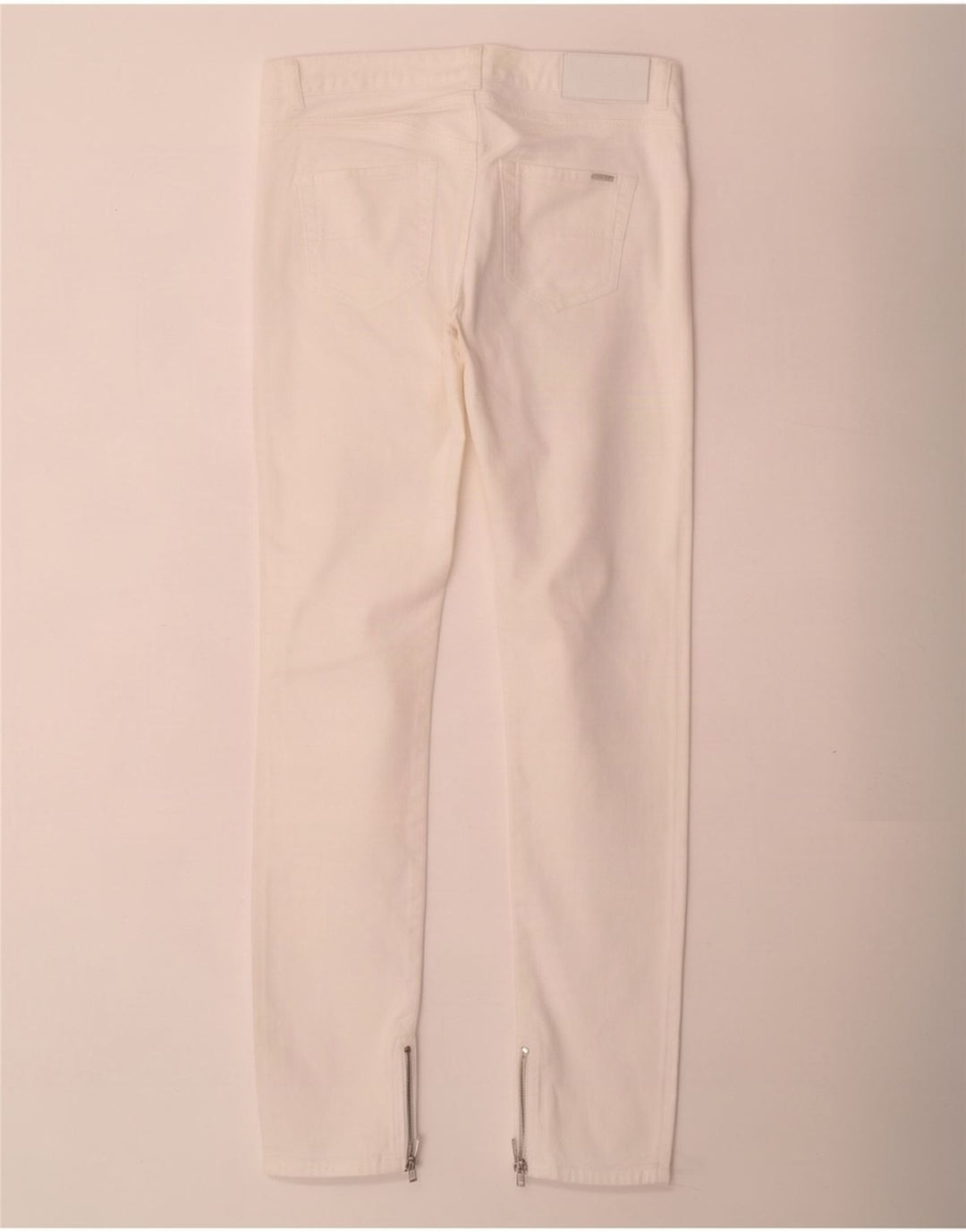Blugi slim pentru femei Hugo Boss W28 L32 bumbac alb