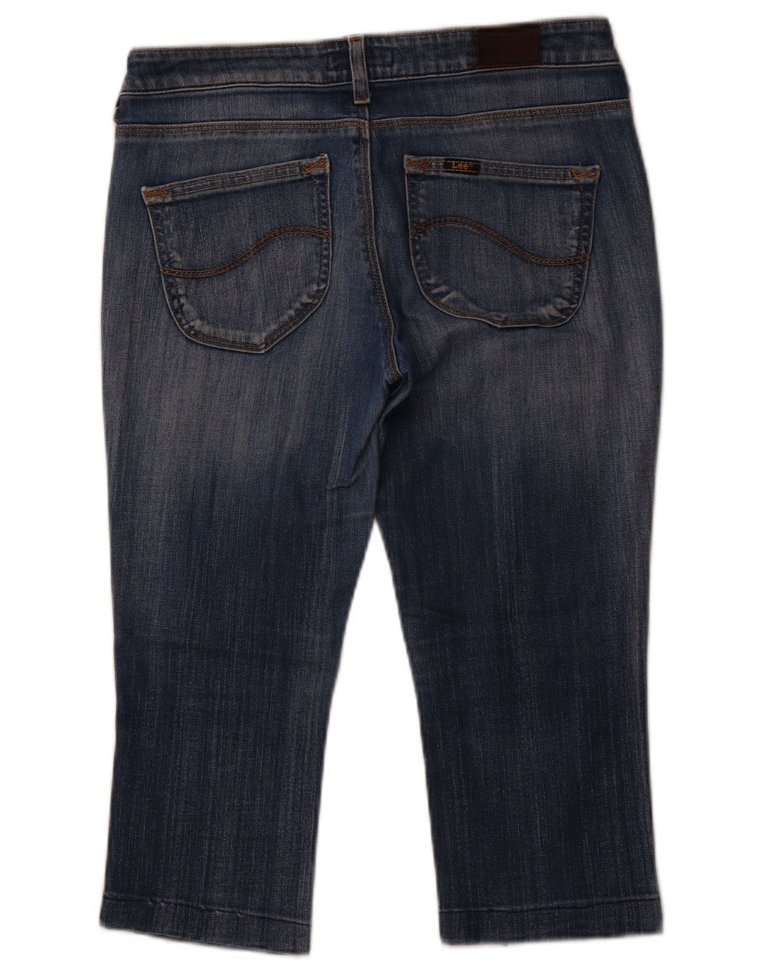 Blugi de dama LEE Norma Cropped W30 L19 Bumbac albastru