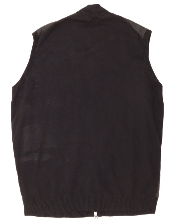 Peter Millar Gilet pentru bărbați UK 40, mare, negru, bumbac