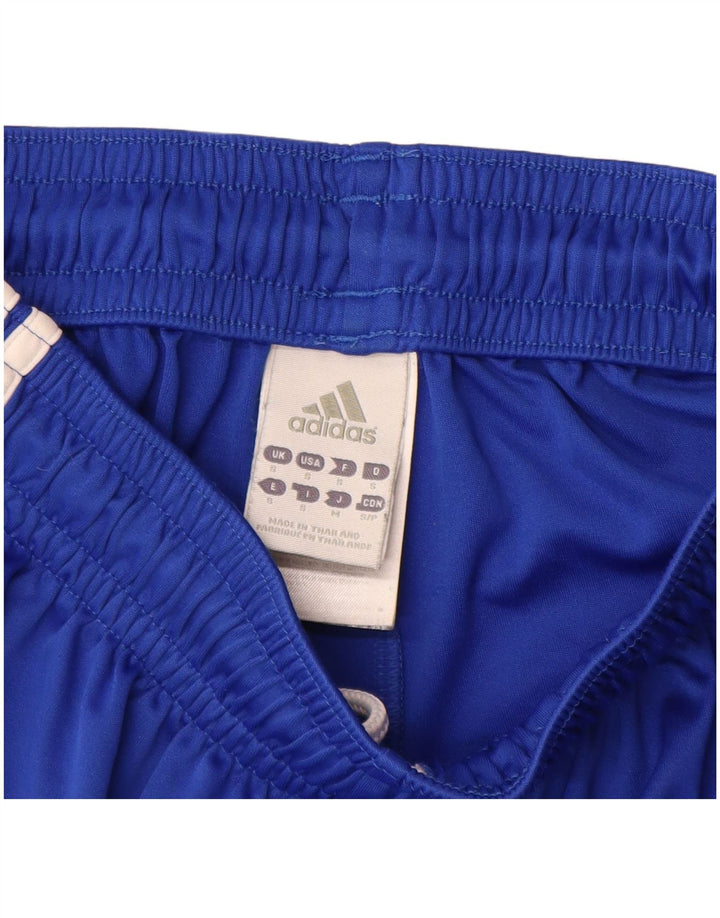 Pantaloni scurți sport Climalite ADIDAS pentru băieți 9-10 ani poliester albastru mic