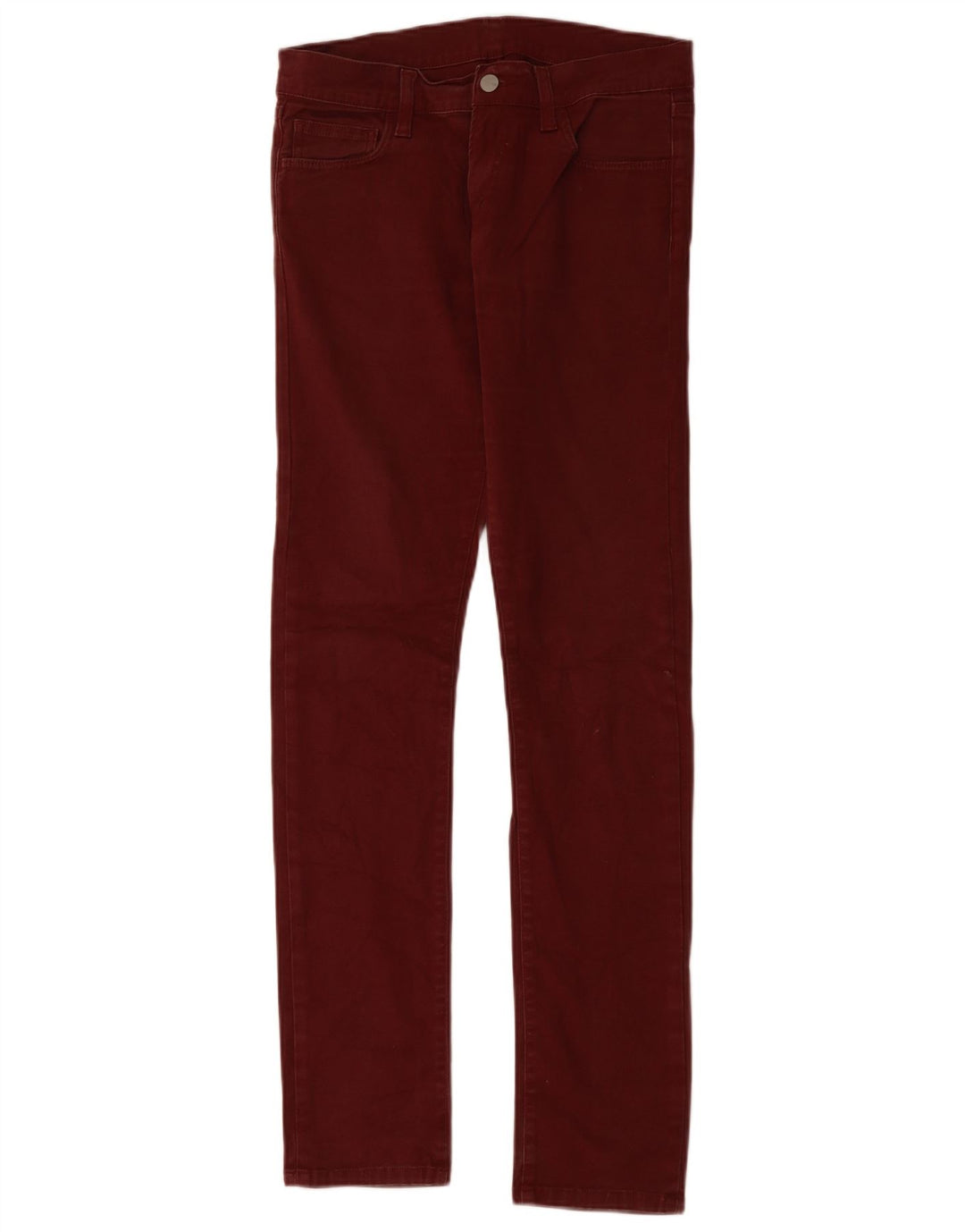 CARHARTT Pantaloni slim casual pentru femei W30 L34 bumbac burgundy