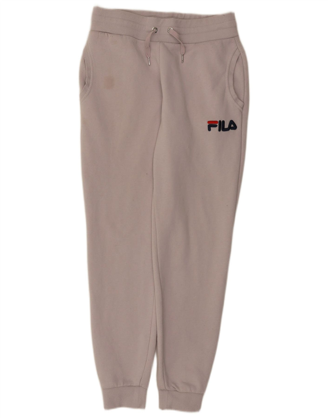 Pantaloni de trening Fila pentru femei Joggeri UK 10 Poliester alb mic