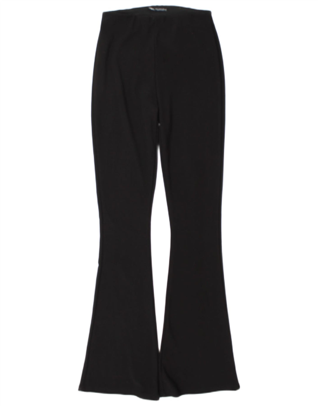 Leggings Flare pentru femei Zara UK 14 Poliester mediu negru