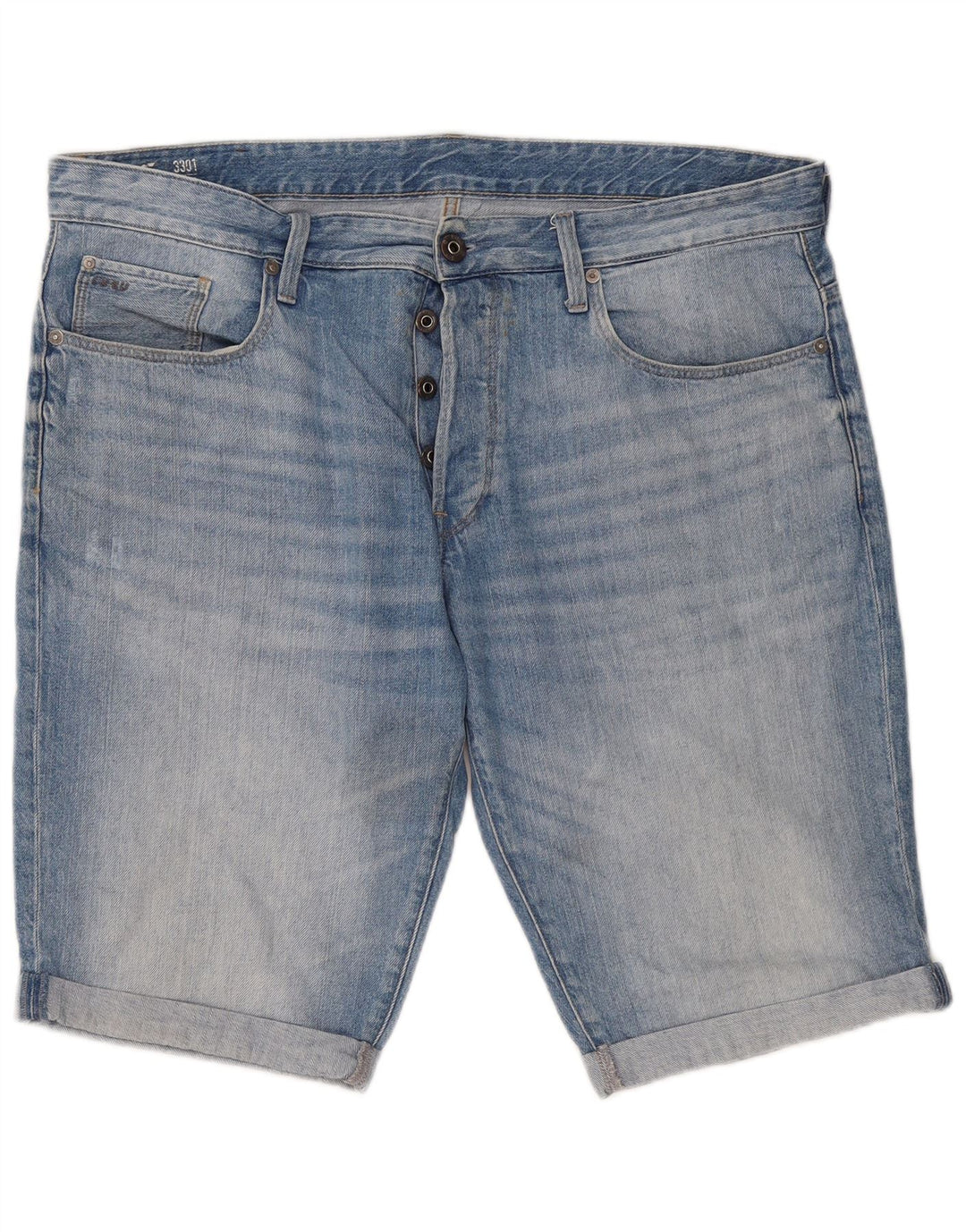 Pantaloni scurți G-Star 3301 Denim W38 XL Albastru
