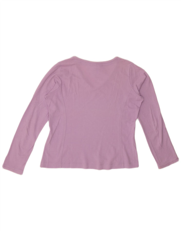 CHAMPION Top cu mânecă lungă pentru femei Easy Fit UK 14 Mov mediu