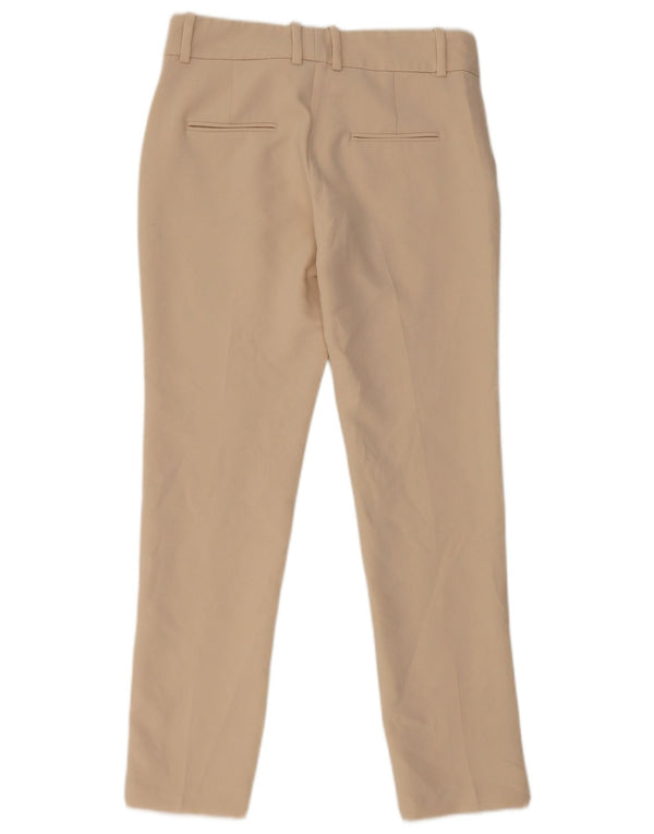 Pantaloni chino slim pentru femei Zara XS poliester bej