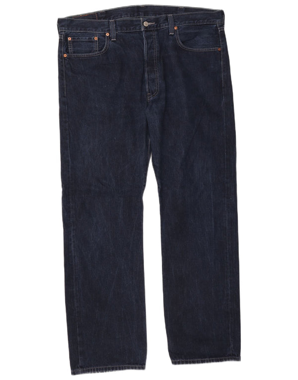 Blugi drepti pentru bărbați Levi's 501 W40 L32 bumbac bleumarin