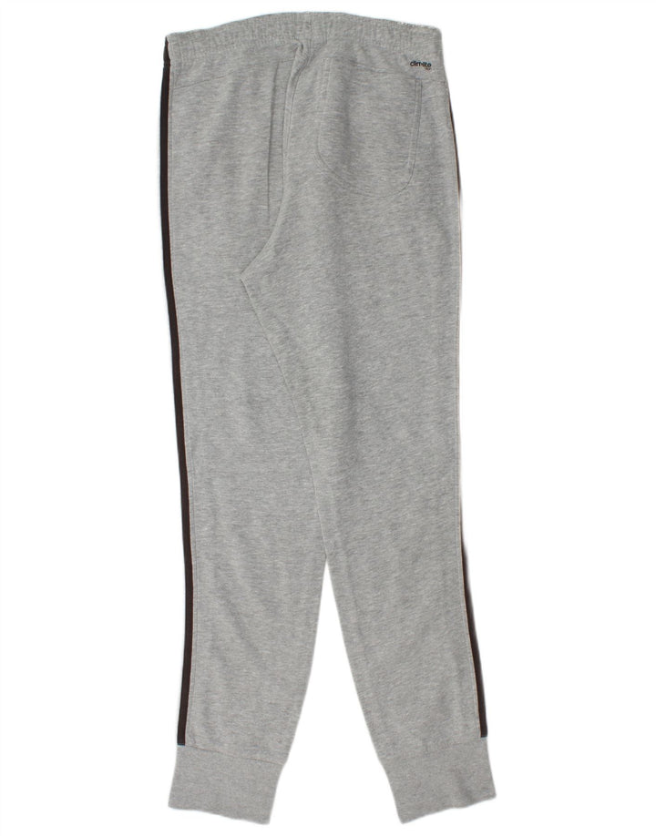 Pantaloni de trening Climalite pentru bărbați ADIDAS Joggeri mici gri