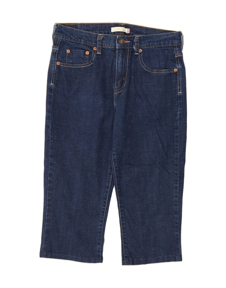 LEVI'S Womens 515 Capri Jeans US 8 Medium  Blue Cotton Vintage Levi's and Second-Hand Levi's from Messina Hembry 